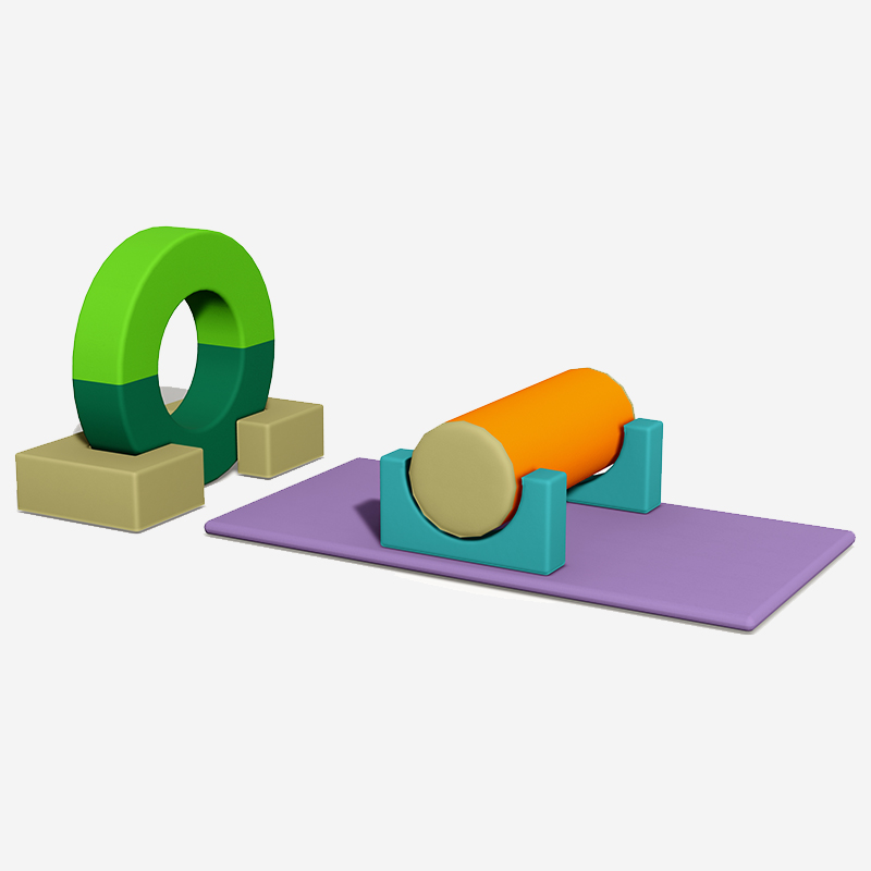 Equipo de juego suave para interiores modular Ring & Roller