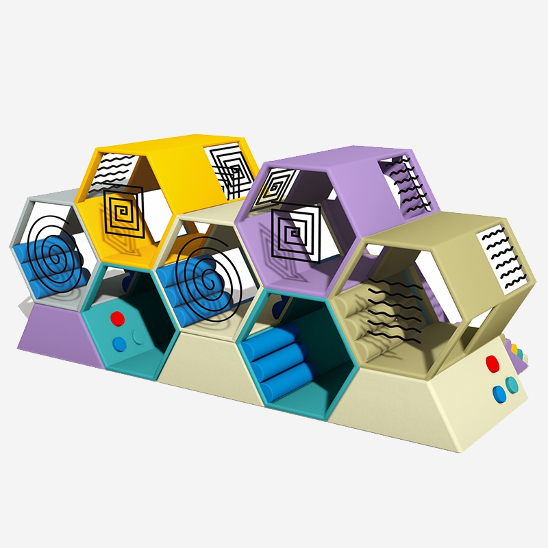 Juego de escalador de juego suave para interior Hexagon Hive