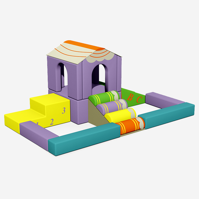 Casa de escalada con acolchado suave: equipo de juego suave para interiores 