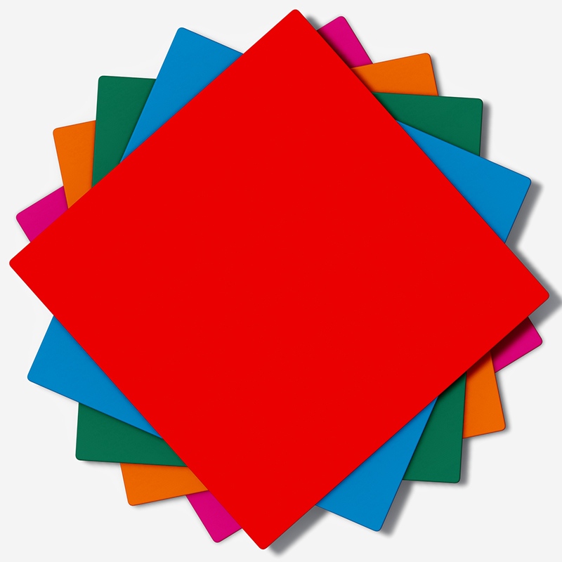 Alfombras de juego suaves para interiores cuadradas de colores vibrantes