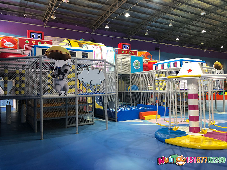 Parque de trampolines + Súper trampolín + Trampolín grande doméstico - (80)