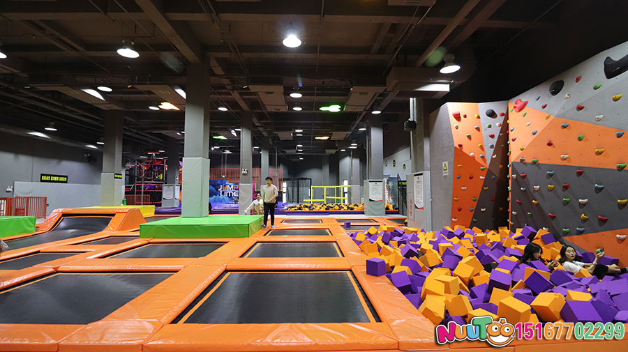 Parque de trampolines + Súper trampolín + Trampolín grande doméstico - (5)