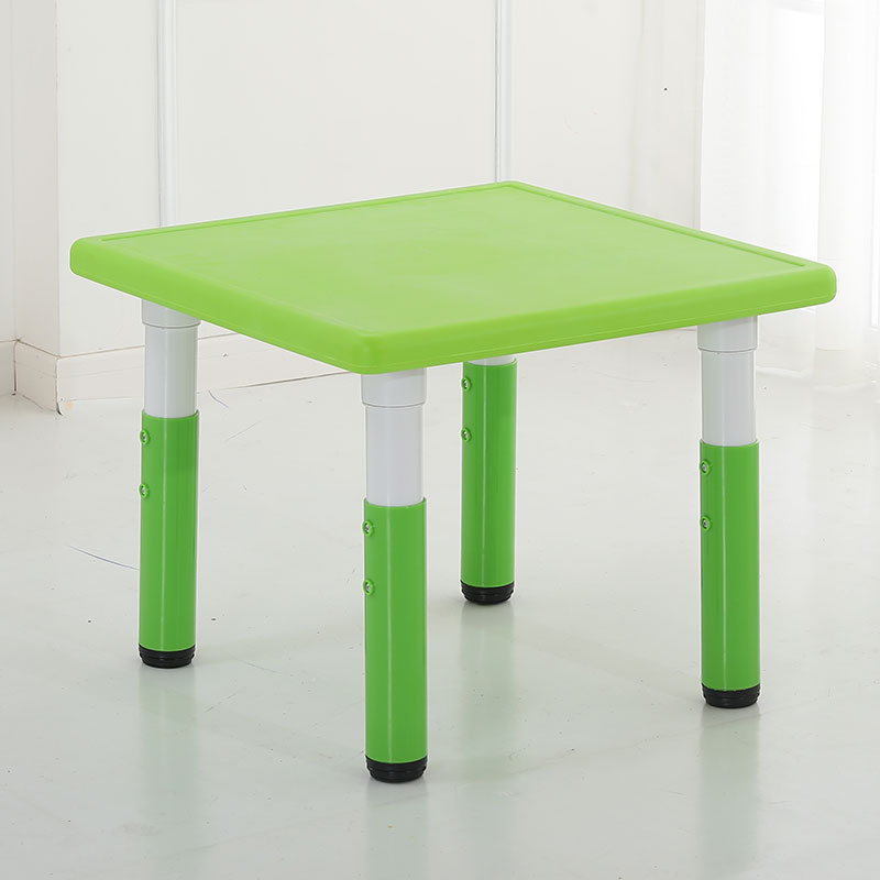 Mesa elevable cuadrada de plástico (1)